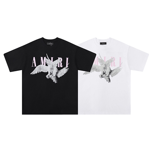 アミリ ハイストリートルーズイーグルイーグル半袖Tシャツ