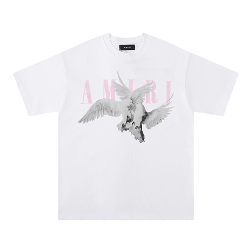 アミリ ハイストリートルーズイーグルイーグル半袖Tシャツ