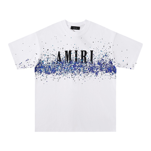 アミリ スタイリッシュな新しいロゴのラウンドネックTシャツ