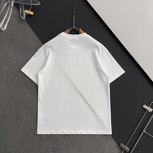 ディオールコピー  胸の手作りロゴ半袖Tシャツ