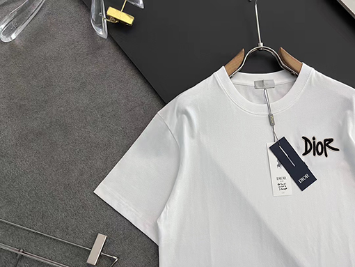 ディオール 新しいアルファベットロゴ半袖Tシャツ