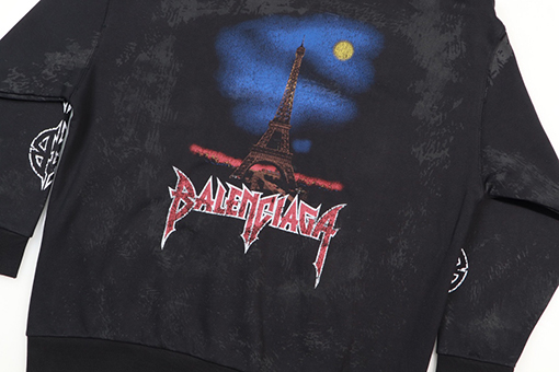 バレンシアガスーパーコピー エッフェル塔ジップアップパーカージャケット