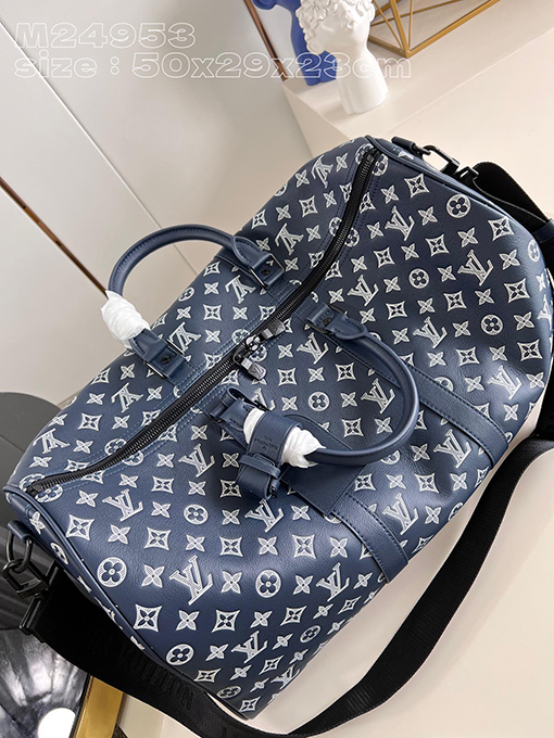 ルイヴィトンコピー モノグラムパターンKeepall Bandoulière 50トラベルバッグ M24953