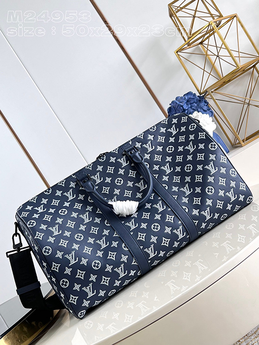 ルイヴィトンコピー モノグラムパターンKeepall Bandoulière 50トラベルバッグ M24953