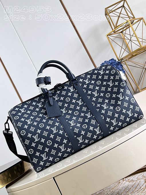 ルイヴィトンコピー モノグラムパターンKeepall Bandoulière 50トラベルバッグ M24953