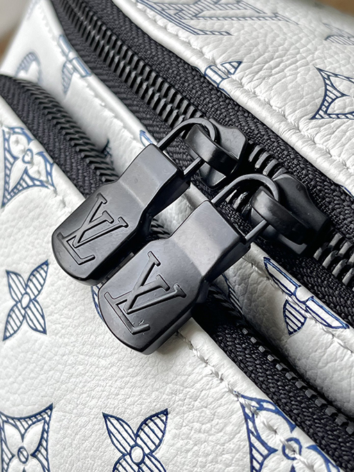 ルイヴィトン Monogram Shadow牛革シェイプフィット構成Rushウエストバッグ M25227