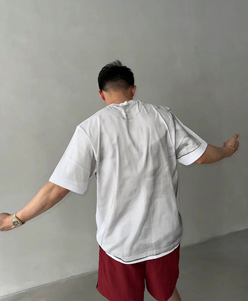 Supreme X Martin Margiela スーパーコピー 偽の2ピースブロックロゴ半袖Tシャツ