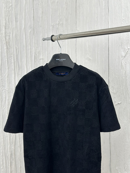 ルイヴィトン  新しいタオルリングジャカード半袖Tシャツ