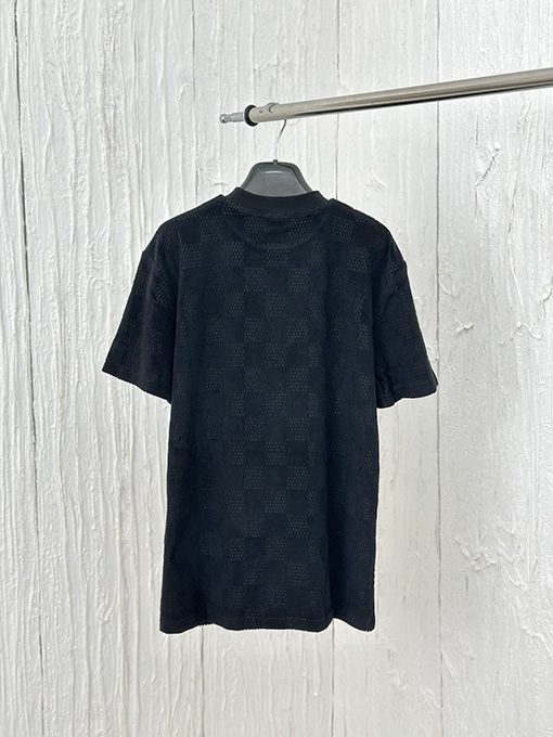 ルイヴィトン  新しいタオルリングジャカード半袖Tシャツ