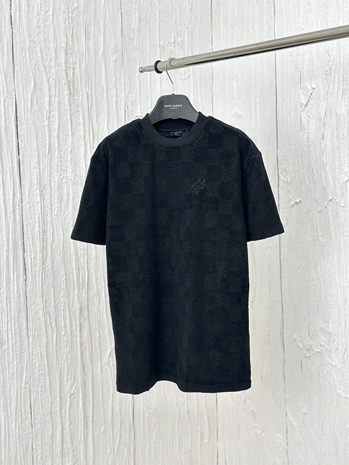 ルイヴィトン  新しいタオルリングジャカード半袖Tシャツ