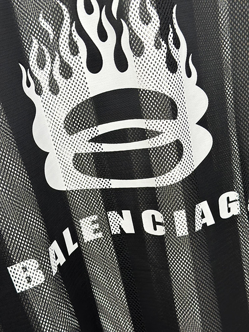 バレンシアガコピー  新しいメッシュ半袖Tシャツ