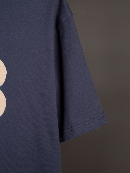 バレンシアガ 胸と背中のダブルBビットコイン半袖Tシャツ