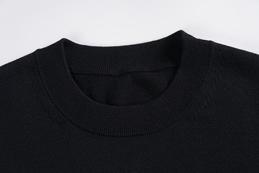 ルイヴィトンコピー 胸の刺繍バブルニット半袖セーター