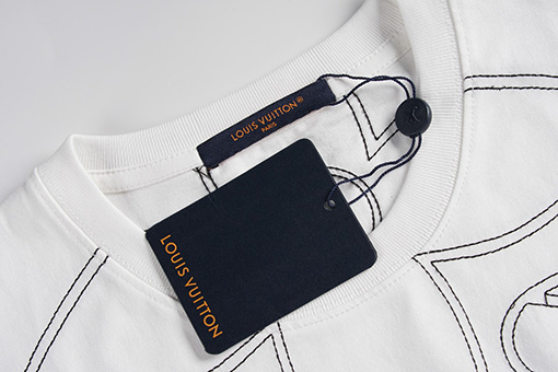 ルイヴィトン 新しい刺繍ファッション半袖Tシャツ