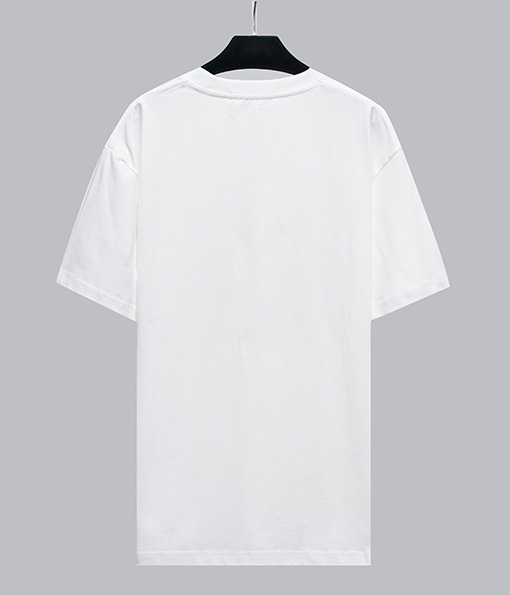 ルイヴィトン 新しいアルファベットロゴ刺繍ファッション半袖Tシャツ
