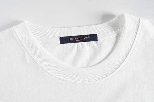 ルイヴィトン 新しいアルファベットロゴ刺繍ファッション半袖Tシャツ