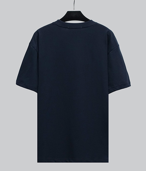 ルイヴィトン 新しいアルファベットロゴ刺繍ファッション半袖Tシャツ