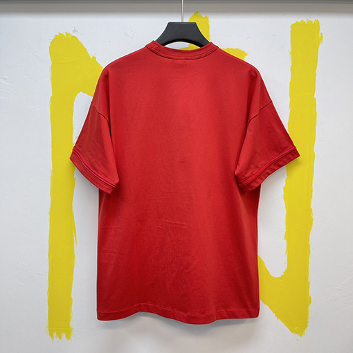 ディオールスーパーコピー ファッションロゴ刺繍ラウンドネック半袖Tシャツ