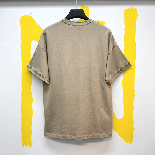 ディオールスーパーコピー ファッションロゴ刺繍ラウンドネック半袖Tシャツ
