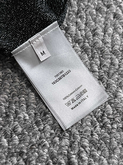 ディオール  新しいシンプルなロゴニット半袖Tシャツ