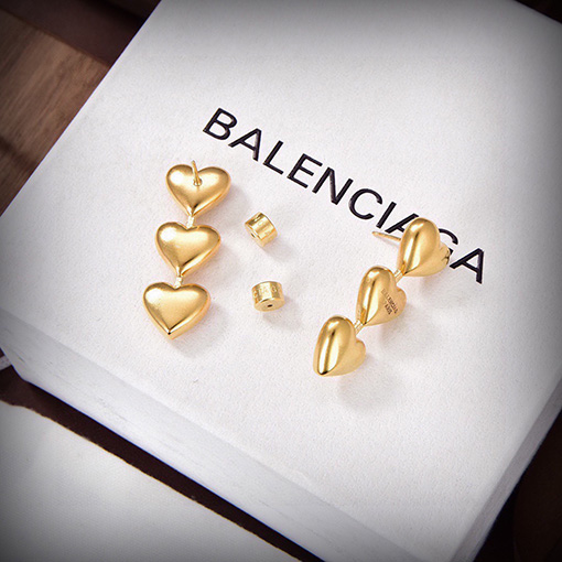 バレンシアガスーパーコピー 新しいゴールドのイヤリング
