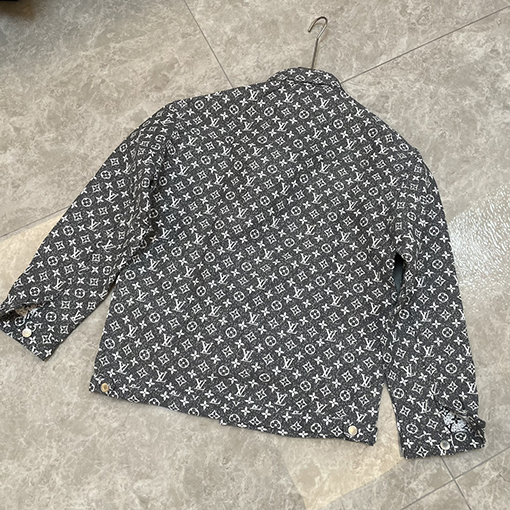 ルイヴィトン 新しいフルプリントのジャカードデニムジャケット