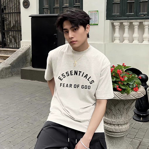 フィアオブゴッド ESSENTIALSプリントTシャツ オーバーサイズ