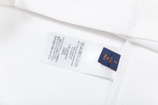 ルイヴィトンコピー 手描きの落書き大きなロゴアルファベットプリント半袖Tシャツ