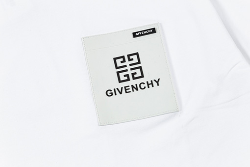 ジバンシイ パッチワークポケットアルファベットエンボス半袖Tシャツ