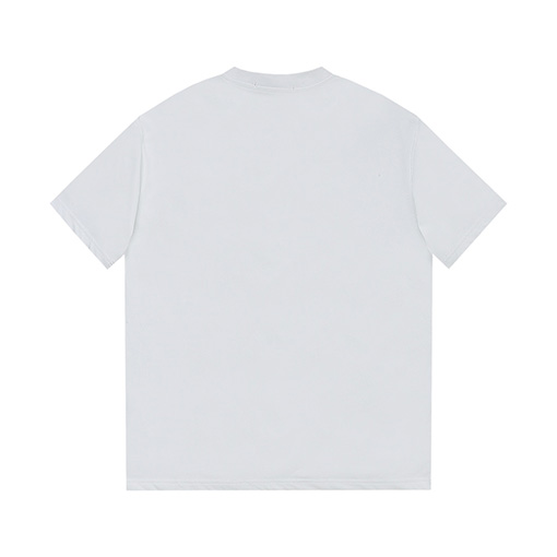 バレンシアガ 新しい大きなフォームプリントラウンドネック半袖Tシャツ