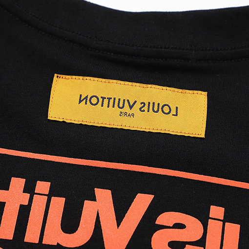 ルイヴィトンコピー ファッション カラフルなアルファベット半袖Tシャツ