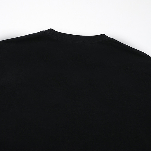 バレンシアガスーパーコピー プリントされた 擦り切れた襟の半袖Tシャツ