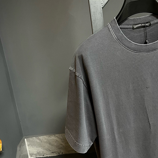 クロムハーツコピー ネジ山ネッククルーネック半袖Tシャツ