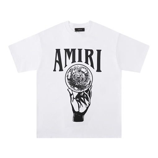 アミリスーパーコピー ラウンドネックTシャツルーズクラシック半袖Tシャツ