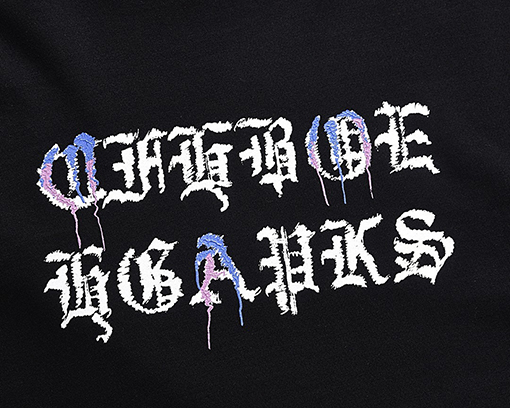 クロムハーツ ダブルガーゼコットンラウンドネック半袖Tシャツ