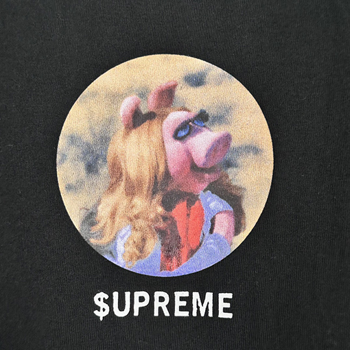 シュプリーム SS24 MISS PIGGY TEE 豚豚女の子Tシャツ