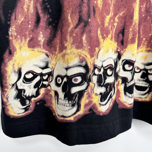 Supreme x MM6 コラボMaison Margiela Liquid BlueマジェラフレイムスカルTEE