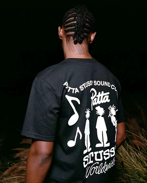 STUSSY X PATTAコラボSS24 TEEミュージシャンTシャツ