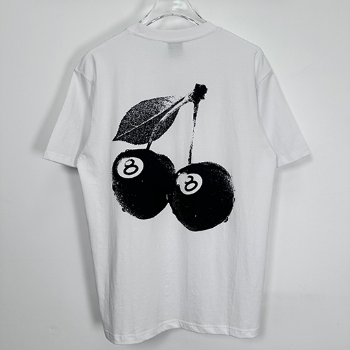 STUSSY SS24 CHERRIES TEEチェリー柄プリントTシャツ