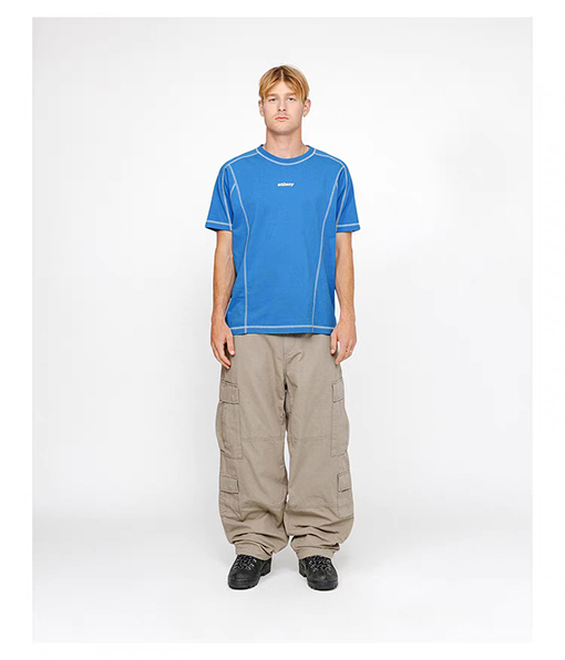 STUSSY SS24 WAVE COTTON CREW TEE 明線微标 Tシャツ