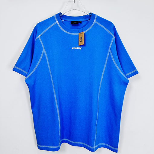 STUSSY SS24 WAVE COTTON CREW TEE 明線微标 Tシャツ