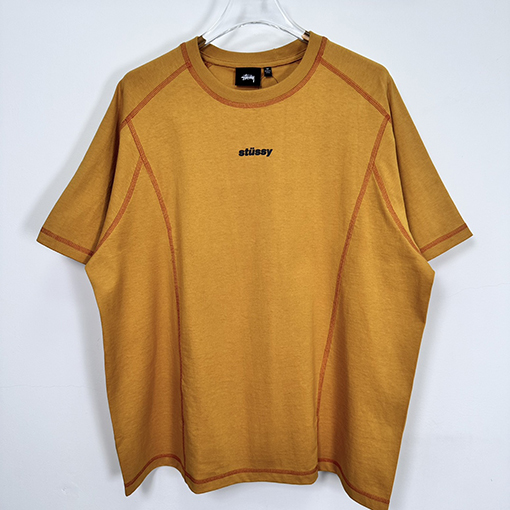 STUSSY SS24 WAVE COTTON CREW TEE 明線微标 Tシャツ
