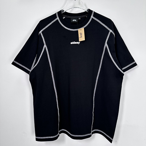 STUSSY SS24 WAVE COTTON CREW TEE 明線微标 Tシャツ