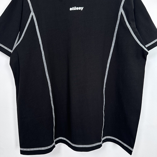 STUSSY SS24 WAVE COTTON CREW TEE 明線微标 Tシャツ