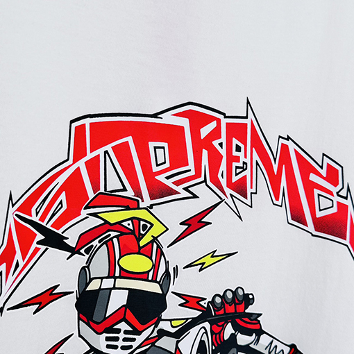 SUPREME X DUCATIコラボSS 24 BIKE TEEバイクレーサープリントTシャツ