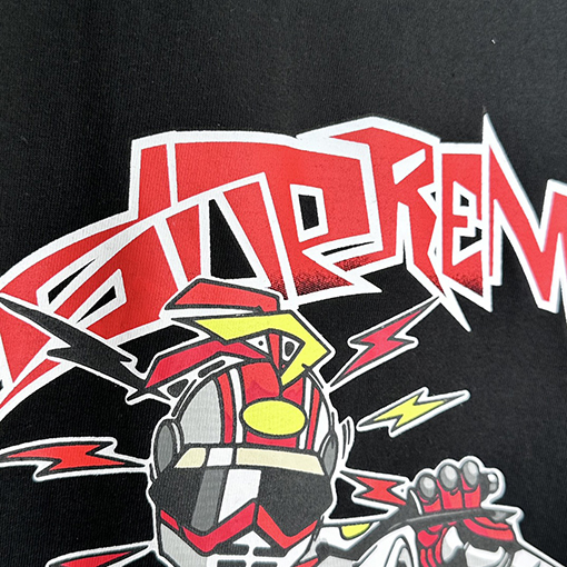 SUPREME X DUCATIコラボSS 24 BIKE TEEバイクレーサープリントTシャツ