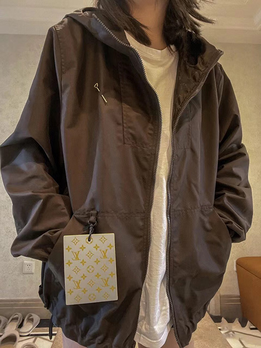 ルイヴィトン  暗い柄のジャカード両面ジャケットジャケットジャケット