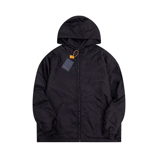 ルイヴィトン  暗い柄のジャカード両面ジャケットジャケットジャケット