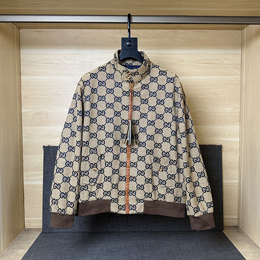 グッチ 新しい ダブルGウインドブレーカーリボンコート