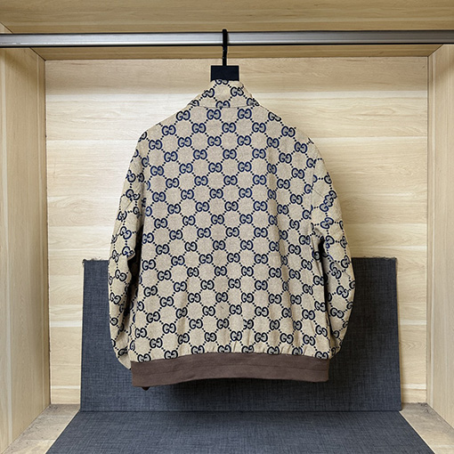 グッチ 新しい ダブルGウインドブレーカーリボンコート